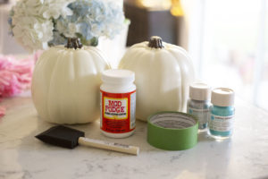 DIY Glitter Pumpkins