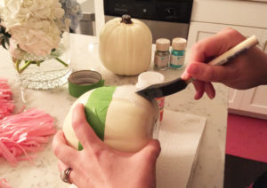 DIY Glitter Pumpkins