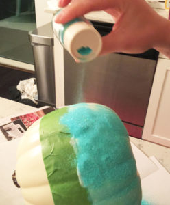 DIY Glitter Pumpkins