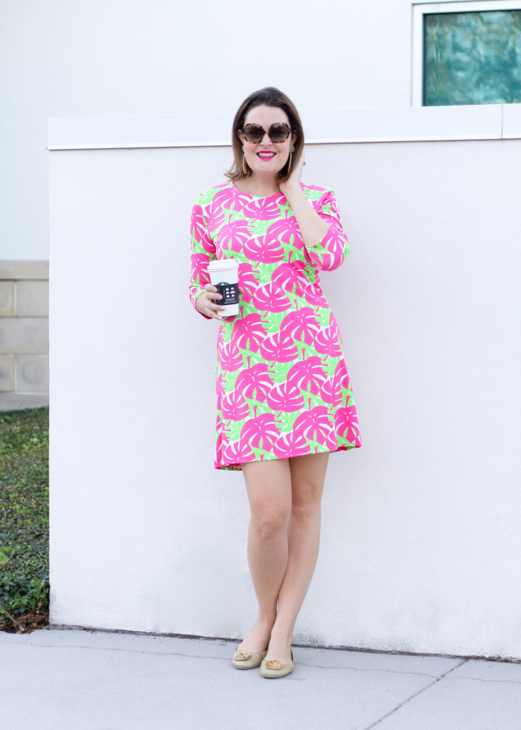 Pink and Green and Palms all Over {What I’m Wearing Wednesday}