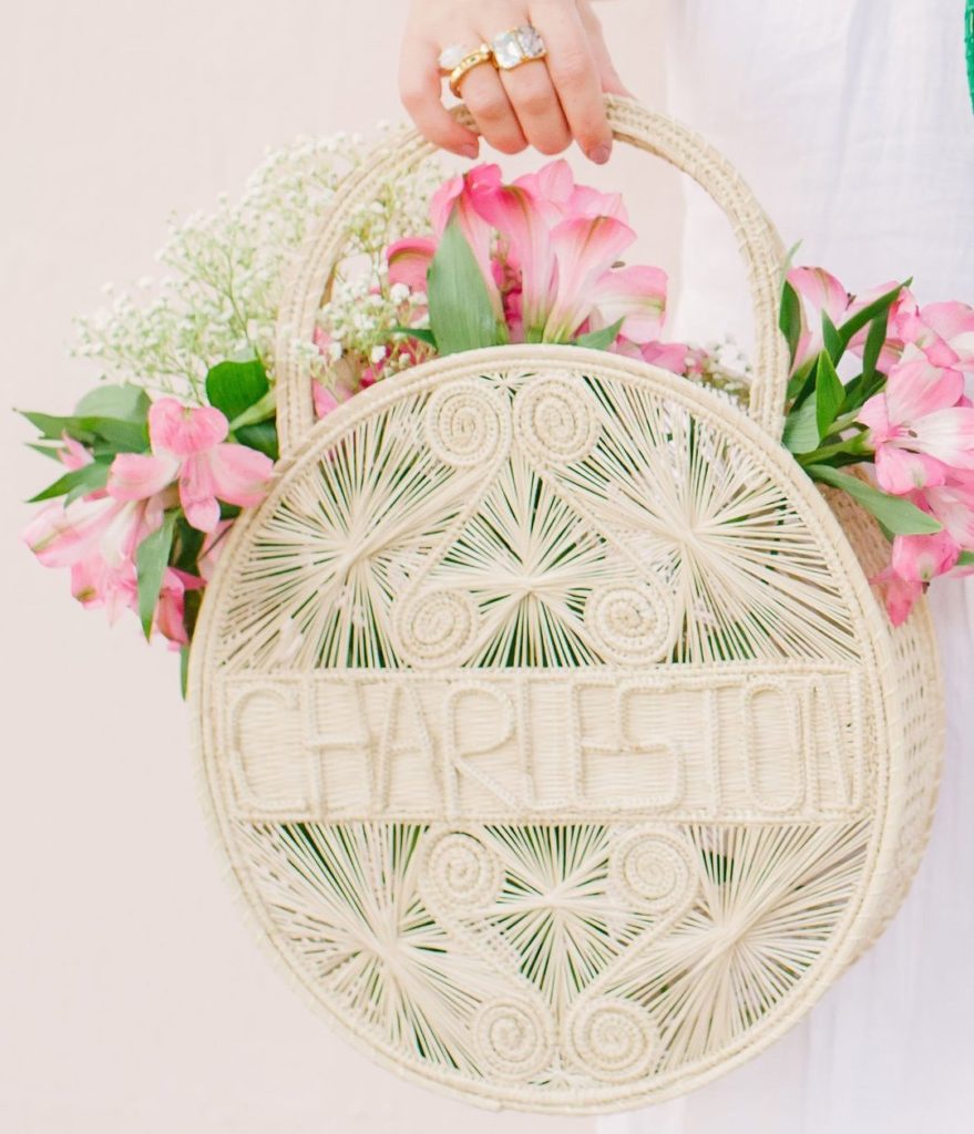 Beau & Ro straw tote